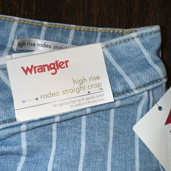 Women's Wrangler Rodeo Straight Crop Jean sz 12 NWT - Picture 5 of 13